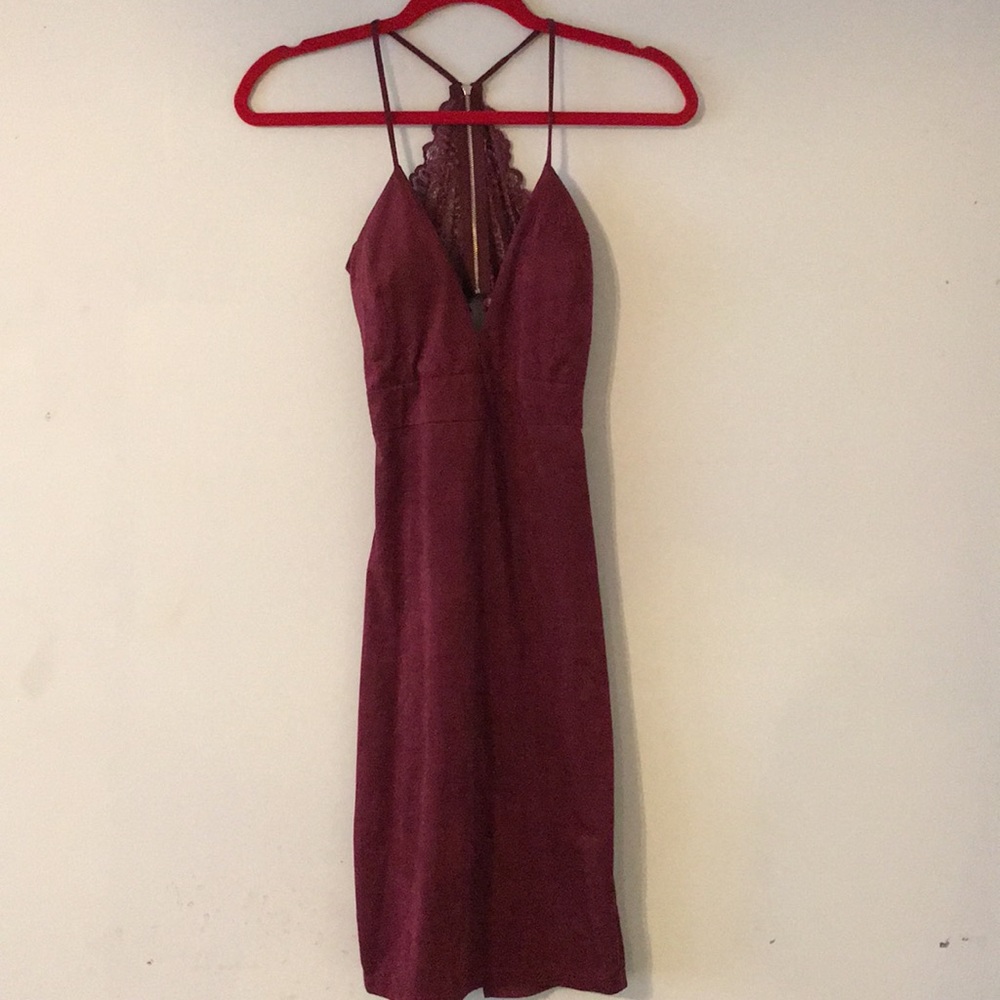 Burgundy Dress